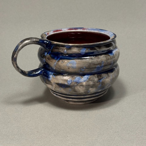 Red Inside Mug Art