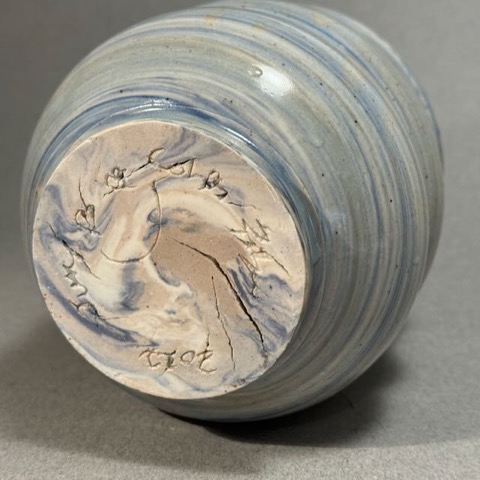 Pending Sale - Large Blue Swirl Cup - Image 3