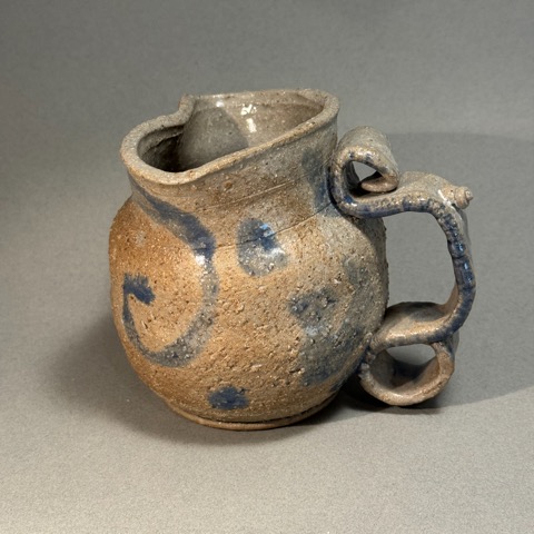 Blue Glaze Rough Mug