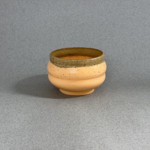 Rare Gold Rim Orange Cup