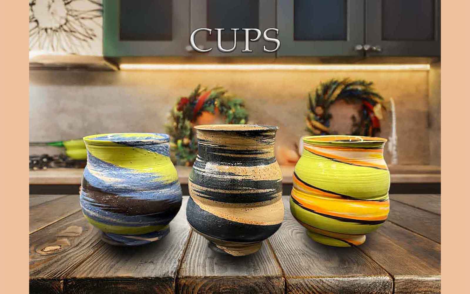 Christmas Sale Ceramic Art - Cups