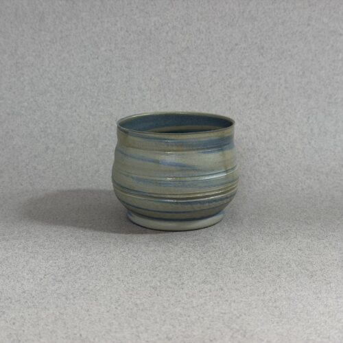 Small Green-Blue Swirl Cup