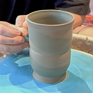 Begin shaping the double bubble