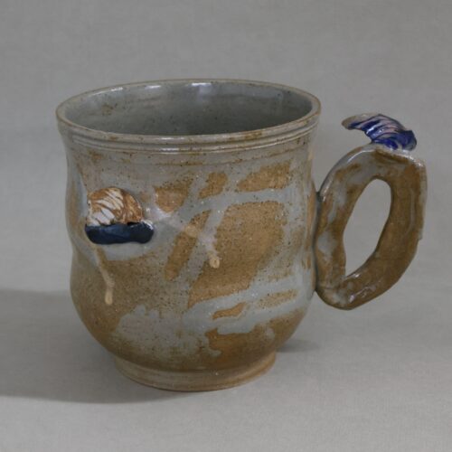 Brown Embelished Mug